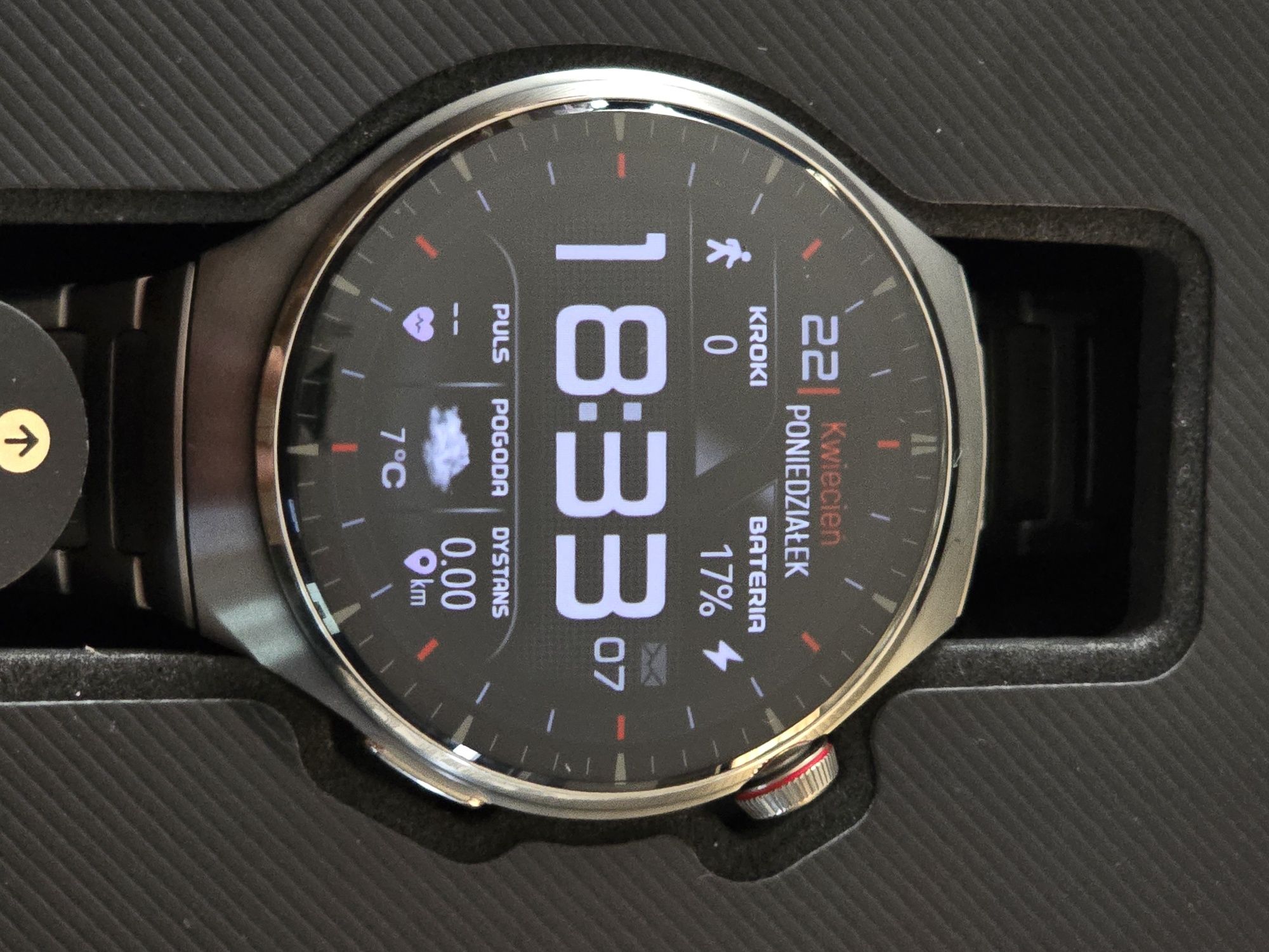 Zegarek Huawei Watch 4 Pro Elite Tytan 49 mm LTE srebrny