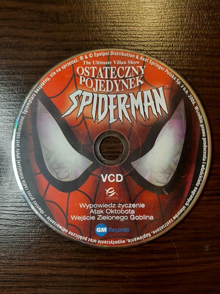 Spider-Man: Ostateczny Pojedynek PL - bajka VCD