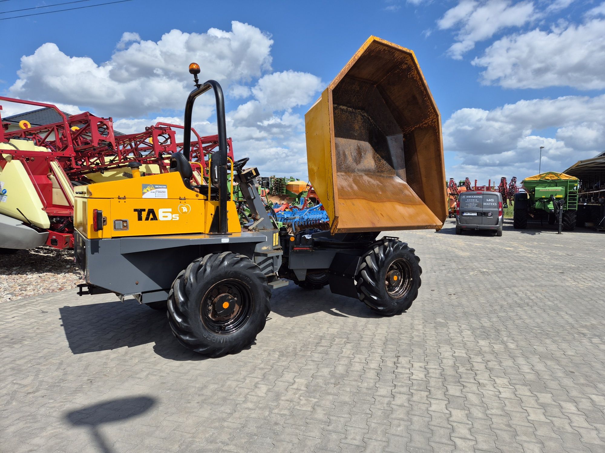 Wozidło obrotowe Terex 6 ton 2100hBenford Sprowadzone Transport