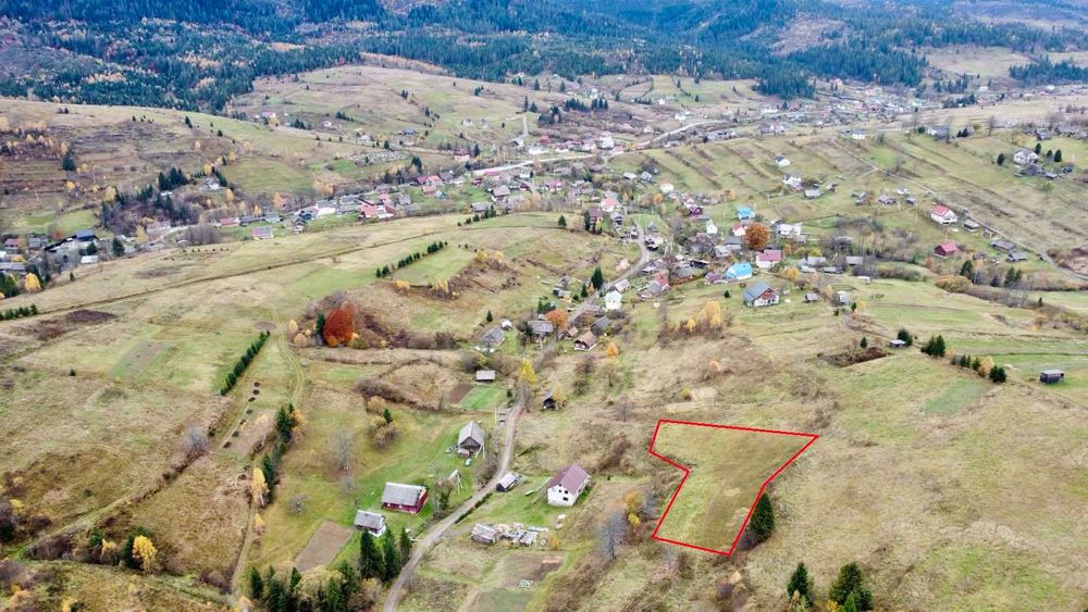 Прод земельна ділянка в карпатах