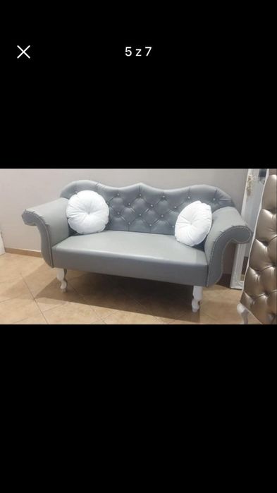 Sofa dwuosobowa glamour