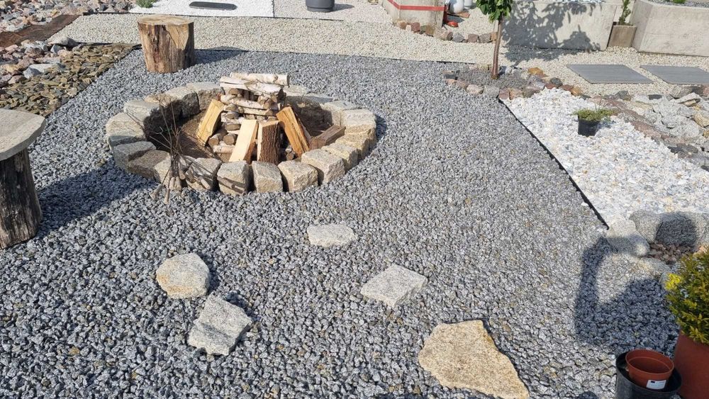 Łupek, kruszywa ogrodowe, gabion, skarpa