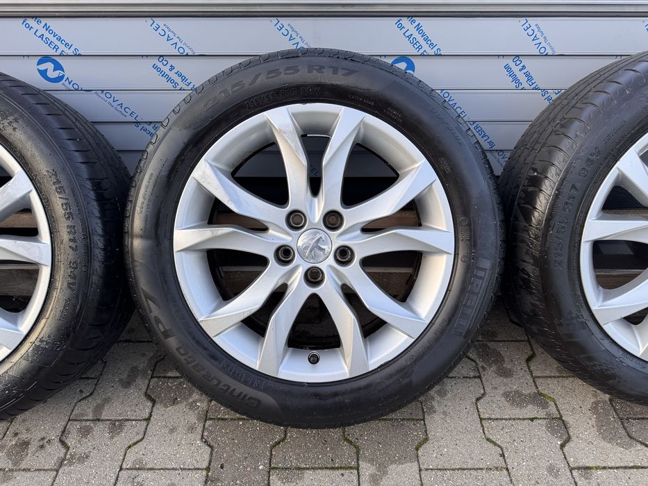 Felgi aluminiowe 17 cali Peugeot 508 5x108 Citroen C5, opony letnie