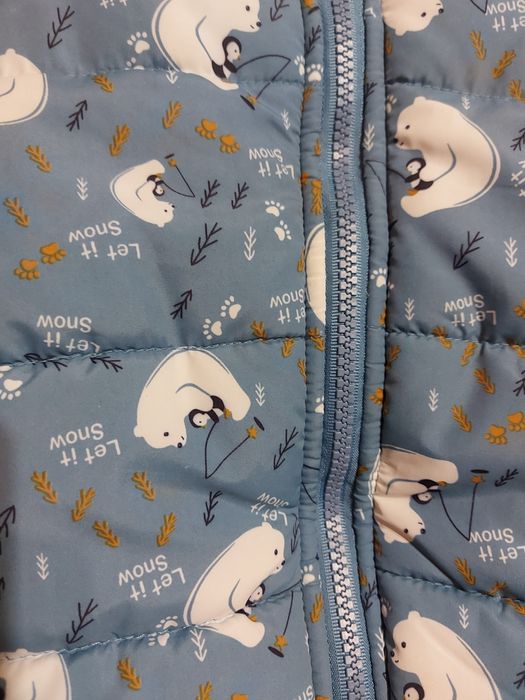 Ciepła Kurtka zimowa r. 92 misie