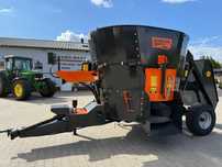 Wóz paszowy paszowóz mieszalnik BURKON 8 m³ Nowy waga hydraulika