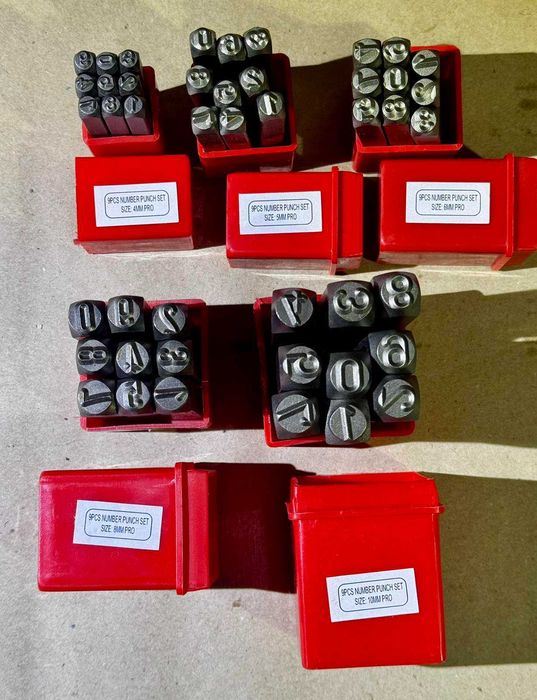 Набір клейм цифрових (5шт)