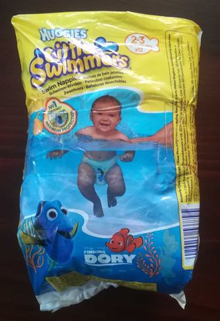 Pieluchy do pływania huggies 2-3 lata Gdzie jest Dory Nemo