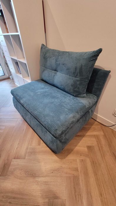 Sofa rozkładana 1-osobowa błękitna ELIAS I agata meble