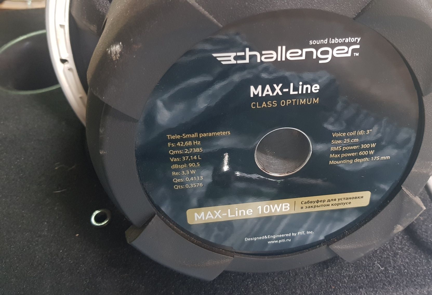 Сабвуфер Challenger MAX-Line 10WB  25 (10")