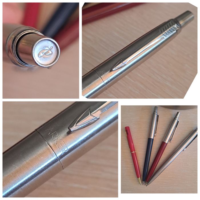 Parker паркер винтажная американская металическая ручка