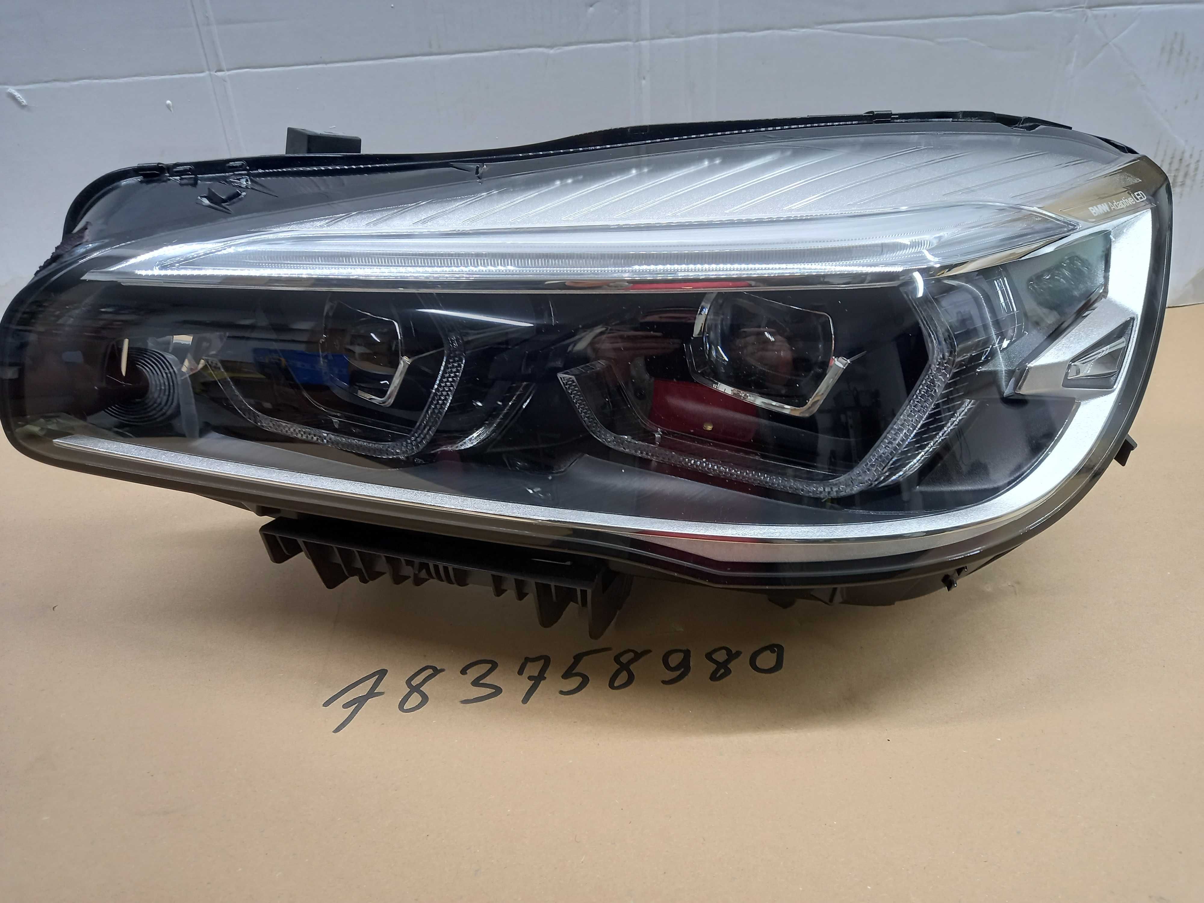 Lampa  przednia lewa BMW 2 F45 f46 Led LCI adaptive