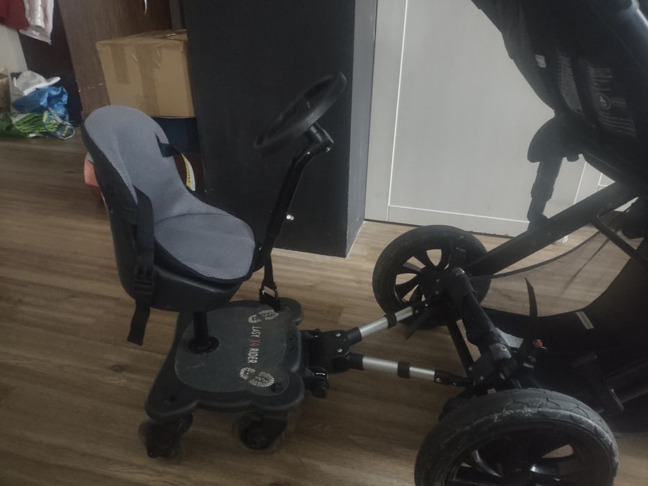 Uniwersalna dostawka Easy X4 Rider v5 z kierownicą (platforma + siedzi