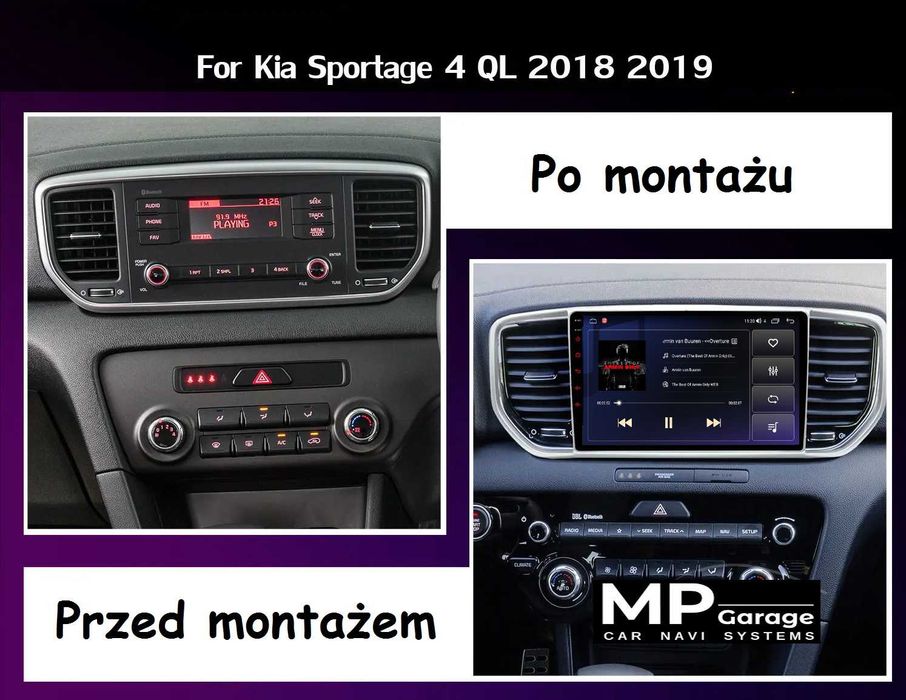 Radio KIA SPORTAGE_4 Android Nawigacja DSP 4G CarPlay/AA LTE  Montaż