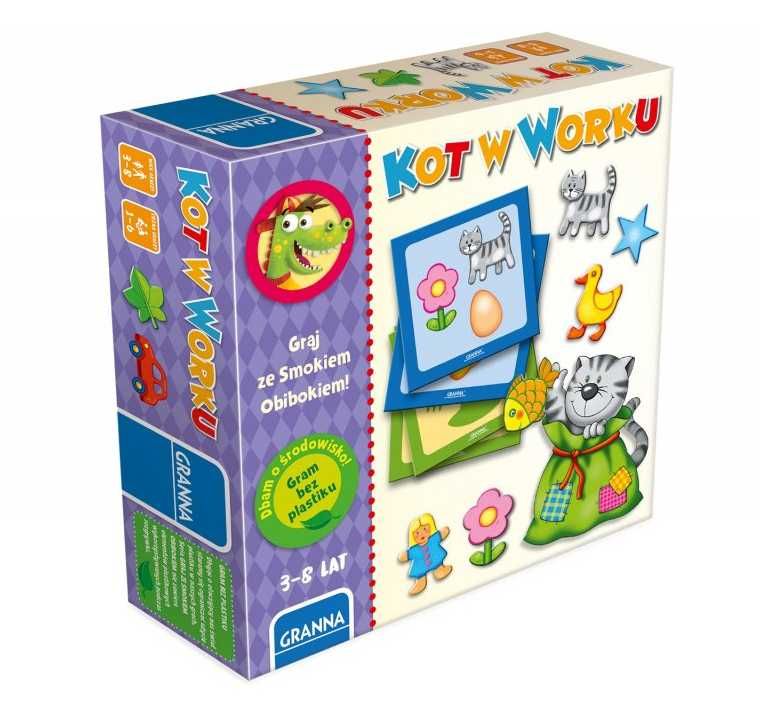 Granna KOT W WORKU GRAM ze smokiem obibokiem