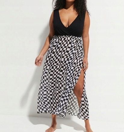 B.P.C sukienka plażowa szachownica r.44/46