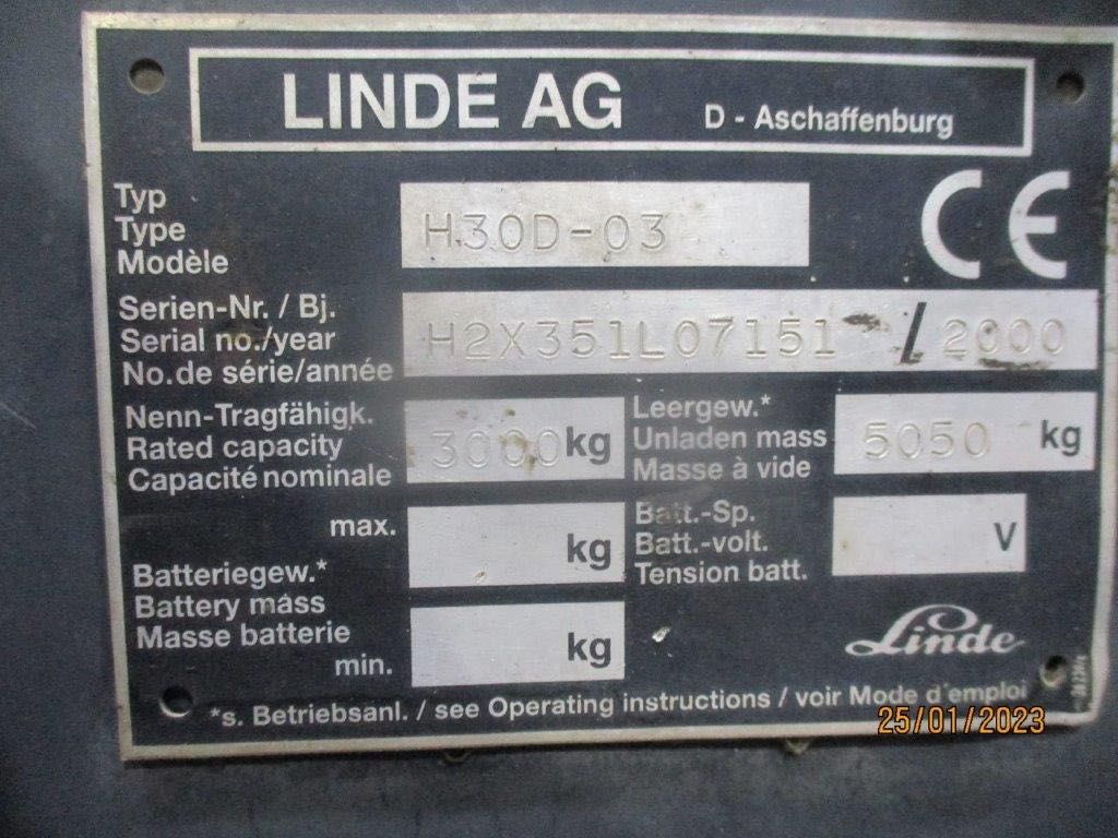 Linde H30 D wózek widlowy