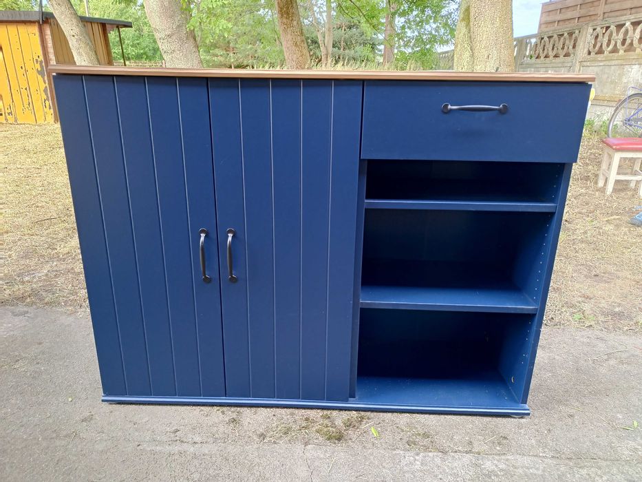 Kredens IKEA granatowy