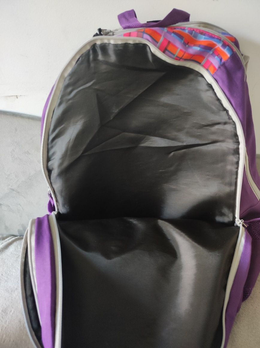 Plecak szkolny fioletowy