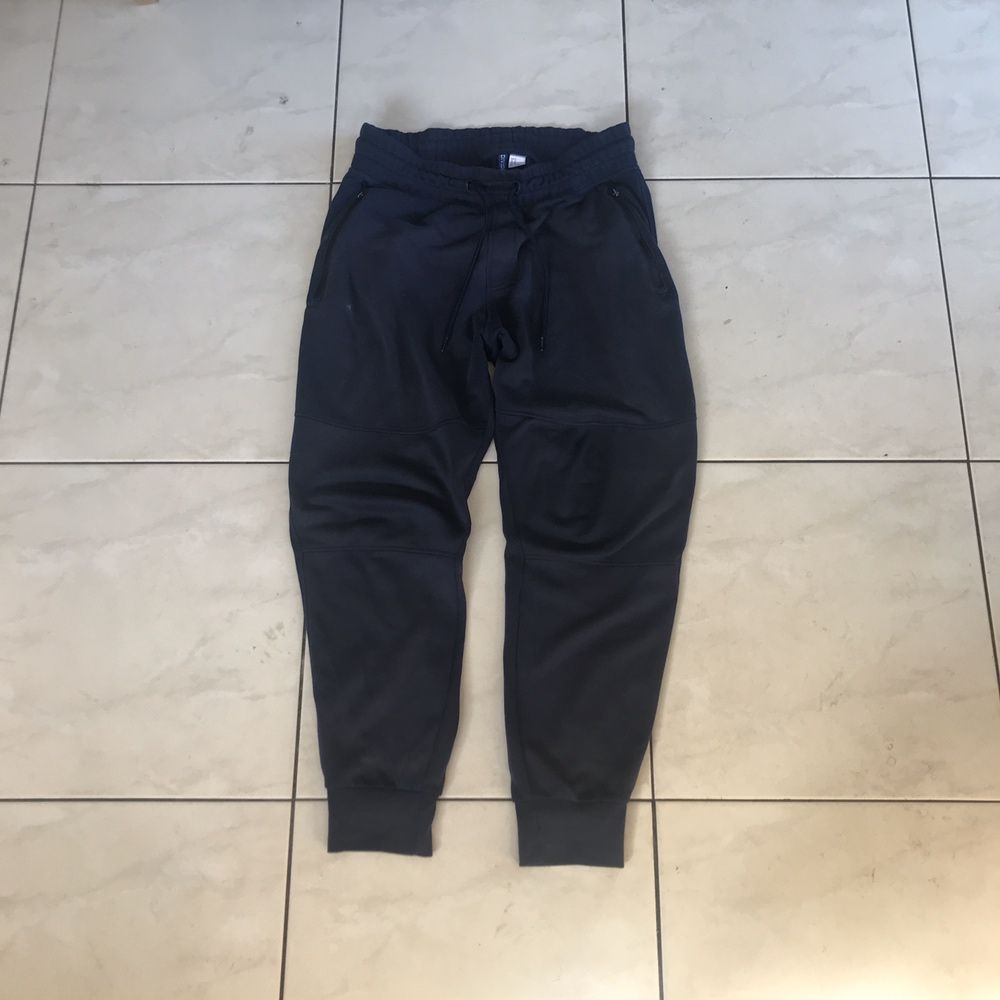 Granatowe męskie Dresy spodnie sportowe joggers joggersy H&M Rozmiar M