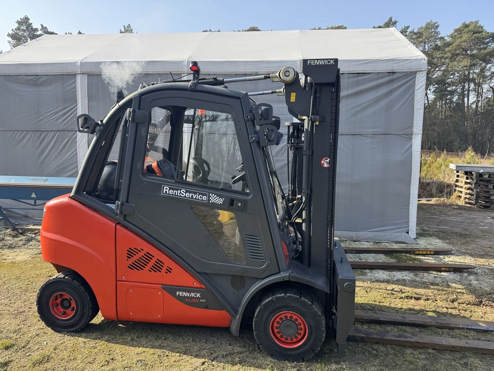 Wózek widlowy Linde H35evo 3,5T WYNAJEM widlak poznań 3,5m GAZ