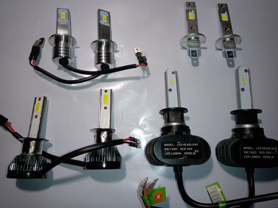 Лед лампы H1,Н3, Н4,Н для7,Н11.