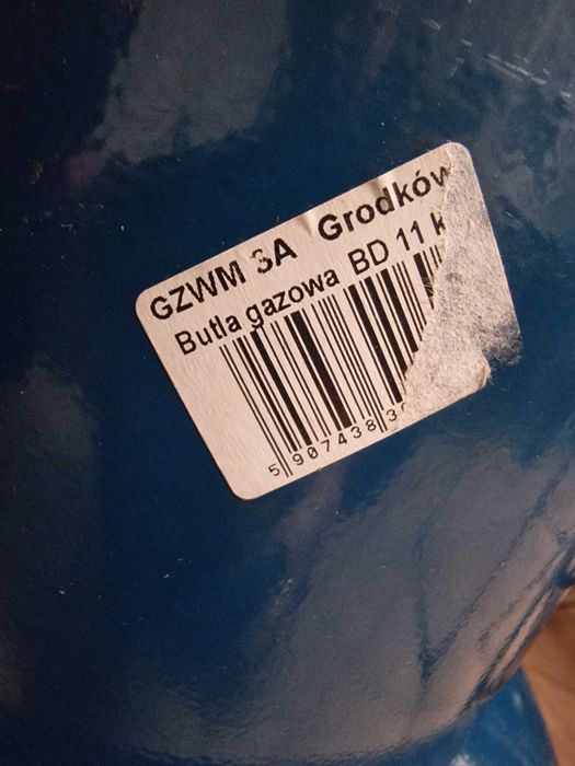 NOWA Butla gazowa 11 kg GZWM – nabita pełna