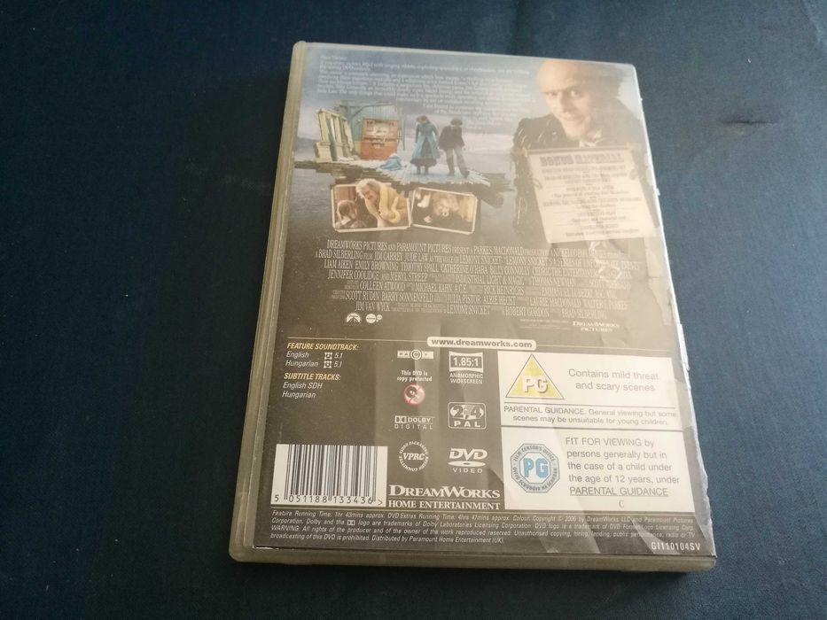 LEMONY SMIKERS-A Series Of Unfortunate Events DVD(legend em Inglês)