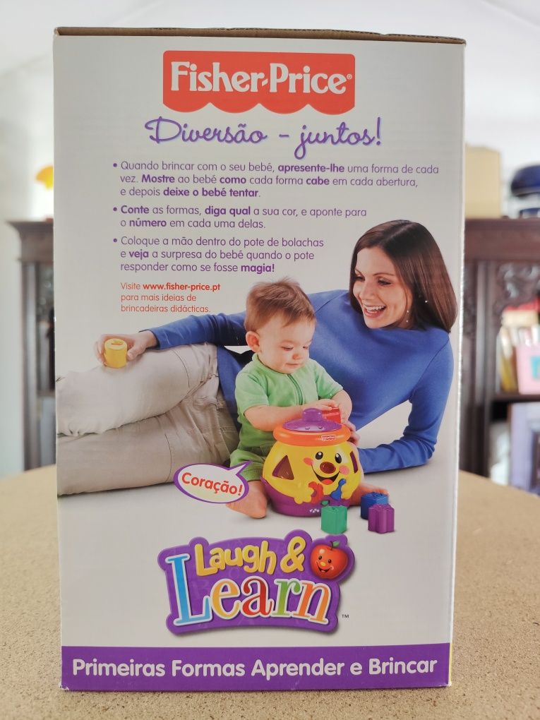 Brinquedo Fisher-Price para aprender números e formas