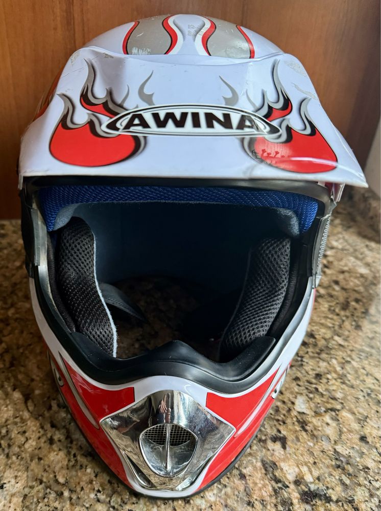 Kask motorowy cross enduro 59-60