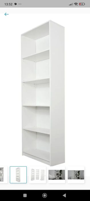 Regał biały 180/60