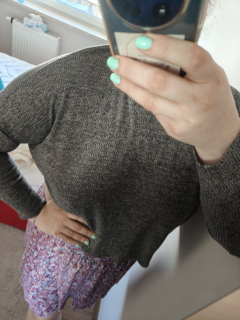 Bluzka, sweter z długim rękawem, rozmiar plus size, NOWA, wiskoza.