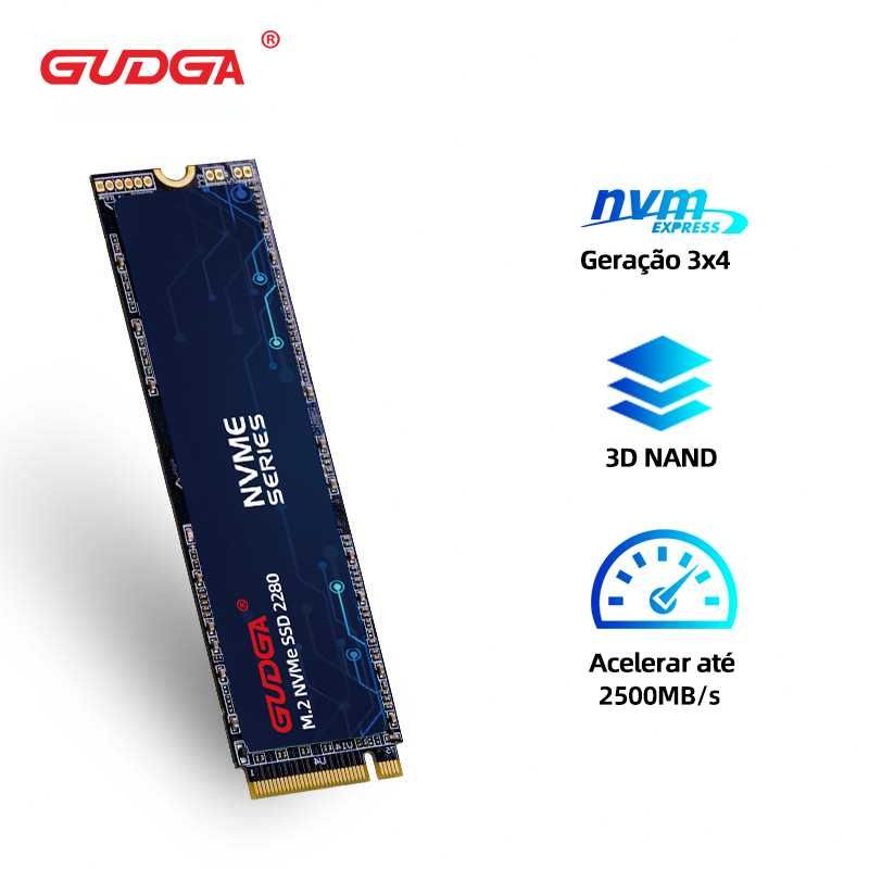 Disco SSD Gudga 2280 M.2 NVMe (2500 Mb/s) - 512Gb (novo)