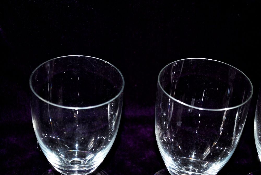 Набор бокалов 3 шт на низкой ножке для вина коьяка прозрачные