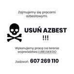 Azbest , odbiór , demontaż, utylizacja , konkurencyjne ceny