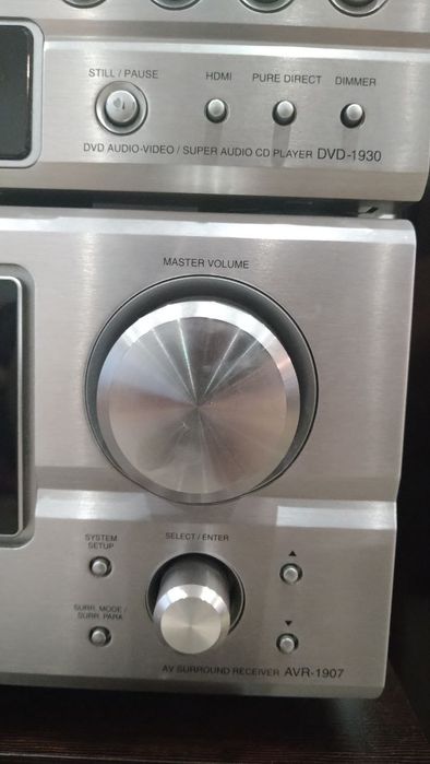 DVD та ресивер DENON. Підсилювач звуку