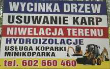 Podnośnik koszowy 24h, wycinka drzew, koparko ładowarka, mini koparka
