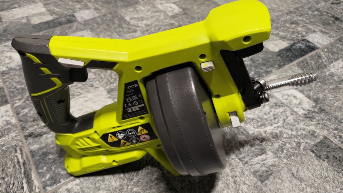 Akumulatorowy przepychacz/ spirala R18DA-0 RYOBI