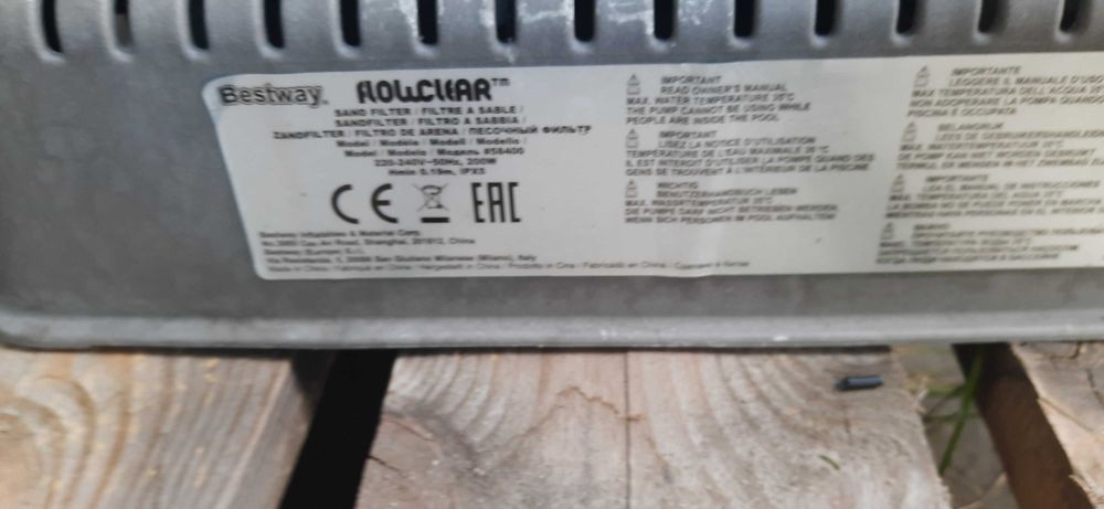 basen bestway 457x122 stelażowy plus pompa piaskowa