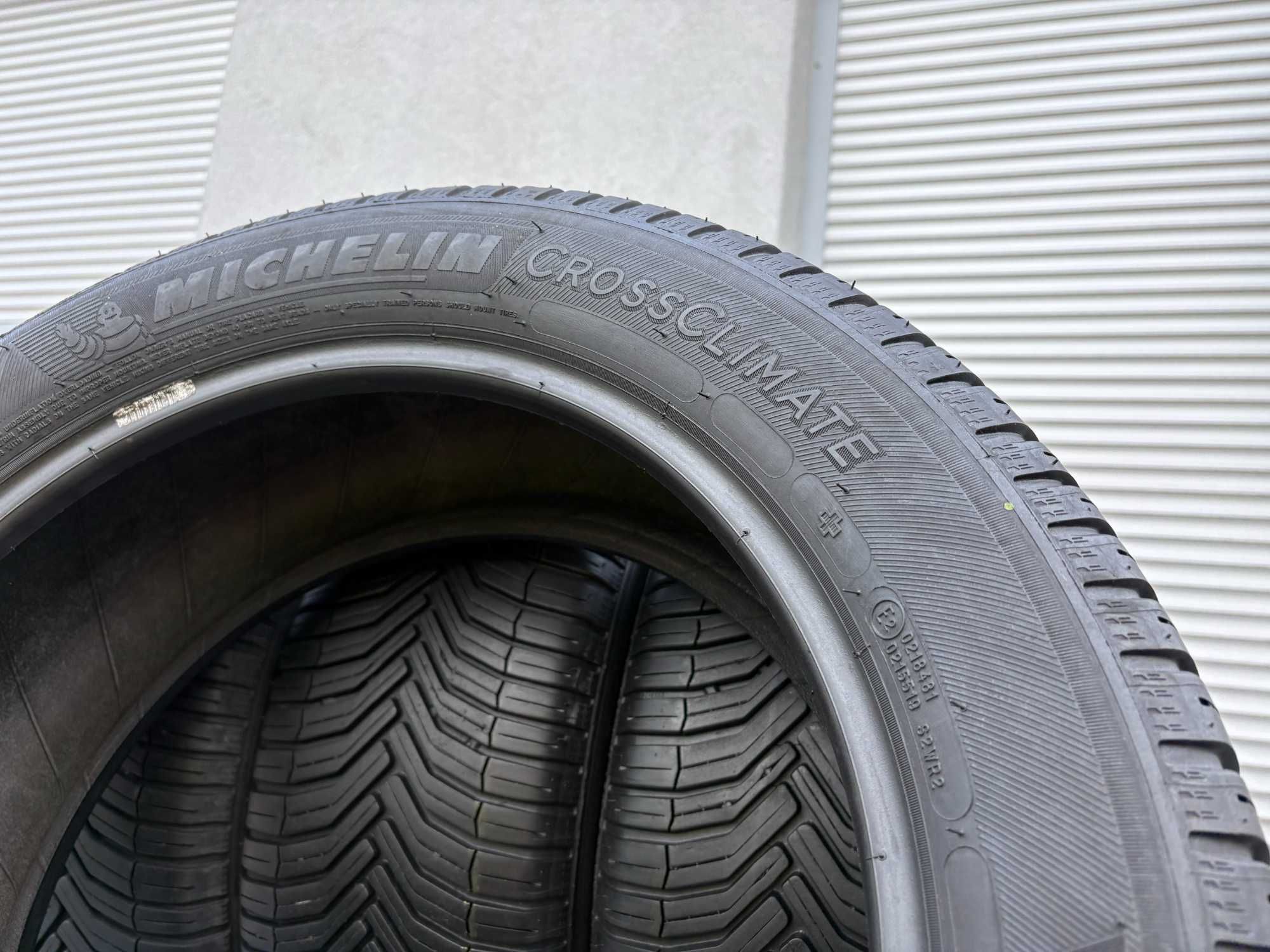 4szt całoroczne 215/55R17 Michelin 6,6mm 2022r Po jednym sezonie 4S163