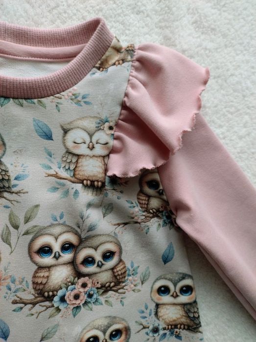 Bluza dziewczęca dresówka pętelka