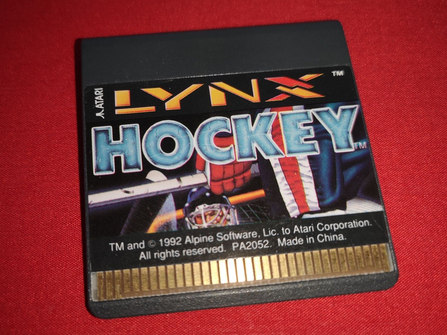 Hockey ATARI LYNX gra (retro 1992) rzadkość na rynku