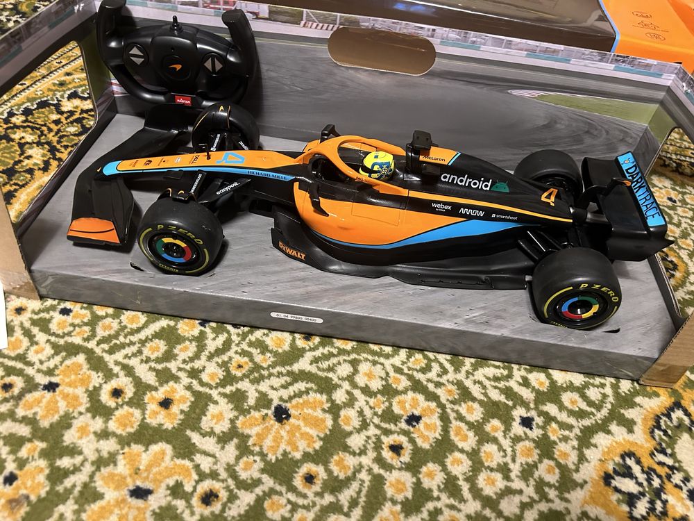 Rastar 2022 McLaren F1 MCL36 Norris samochody wyścigowe 1:12 RC