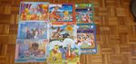 puzzle z ramką - 8 sztuk: kubuś puchatek, kraina lodu, krecik, dosia..