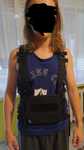 Kompaktowy Wielozadaniowy "CHEST RIG" -CZARNY (8fields)