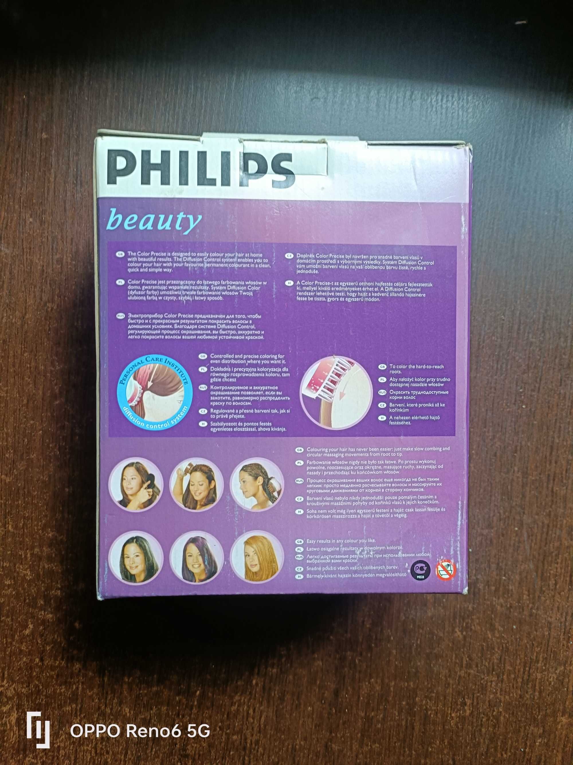 system dyfuor color philips beauty hp4550 do układania farby