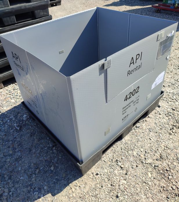 Skrzyniopalety plastikowe składane 120x100 skrzyniopaleta box