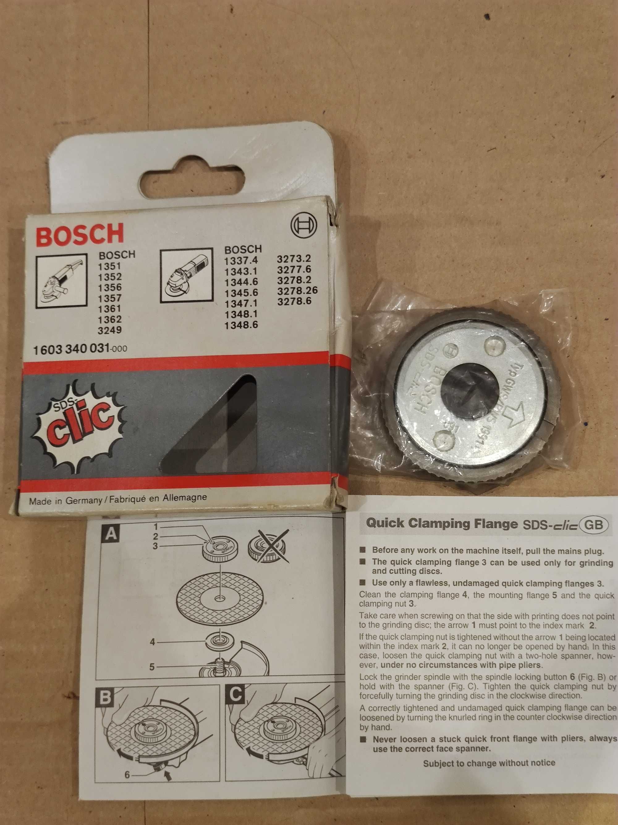 Гайка быстрозажимная SDS-CLIC Bosch 1603340031