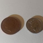 Five pence z roku 1992 Elizabeth 2 moneta