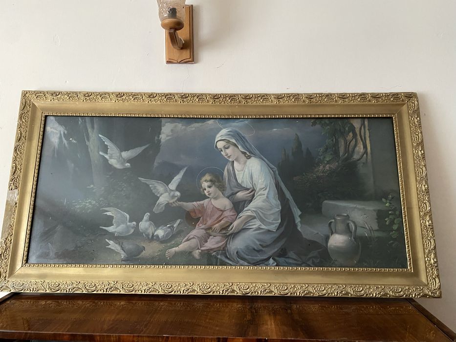 Kredens drewniany meble kalwaryjskie lata 70