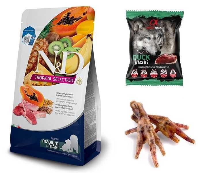 Farmina Dog N&D Tropical Puppy Medium & Maxi lamb 10 kg